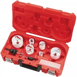 image of Milwaukee 10 Piece Hole Dozer Bi Metal Holesaw Set