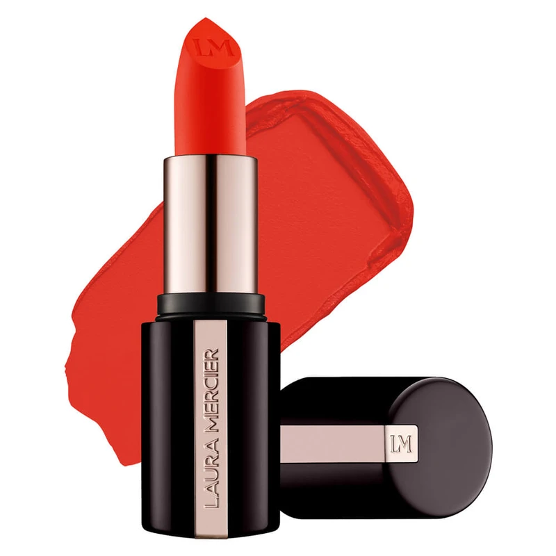 Image of Laura Mercier Caviar Smoothing Matte Lipstick 3.4g (Various Shades) - 500 Flame Challis