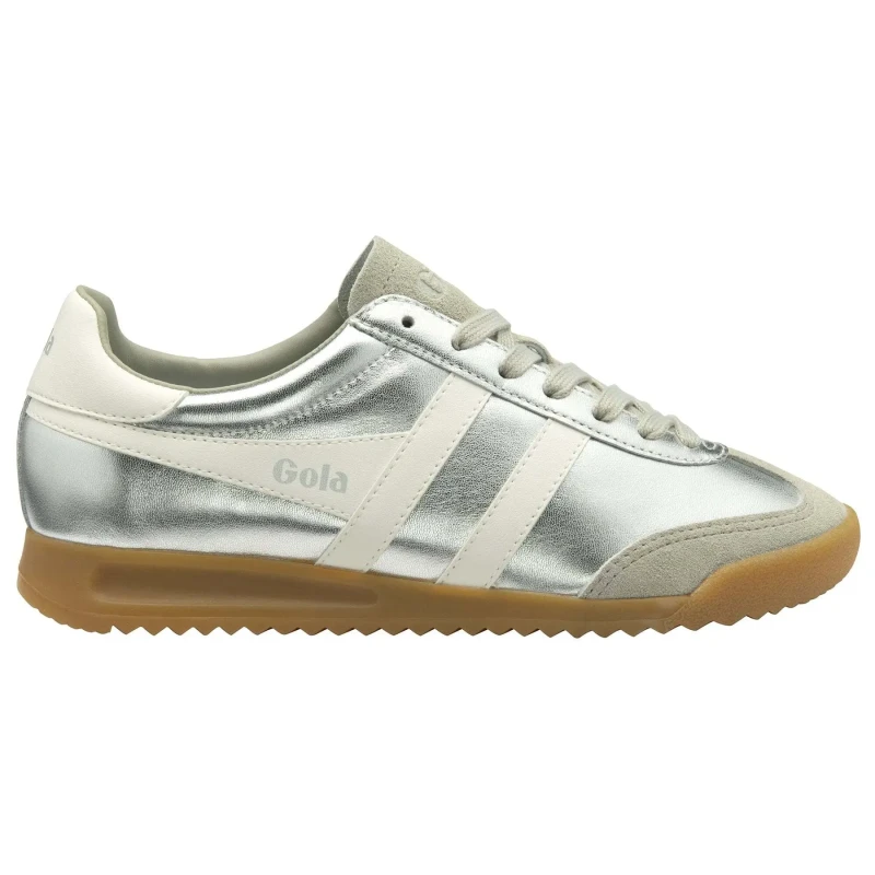 Image of Gola Womens Trainers Gola Torpedo Glimmer Trainer Argente Female 37