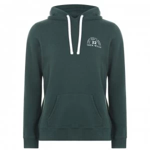 image of Jack Wills Boughton Pop Over Hoodie - Dark Green