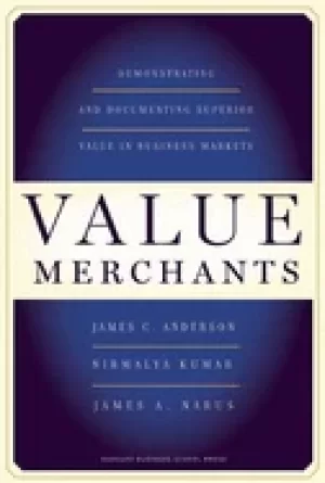 Image of value merchants demonstrating and documenting superior value in business ma