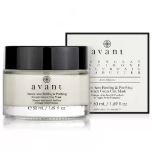 image of Avant Skincare Intense Acne Battling and Purifying French Green Clay Mask 50ml