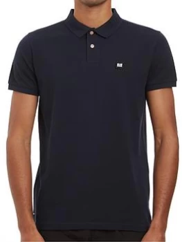 image of Weekend Offender Badge Polo Shirt - Navy Size M Men