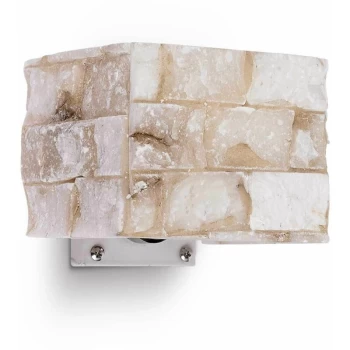 image of Ideal Lux Lighting - Ideal Lux Carrara - 1 Light Indoor Wall Light White, G9