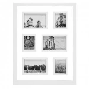 Image of Linea Black Cove Frame 3 Aperture - White