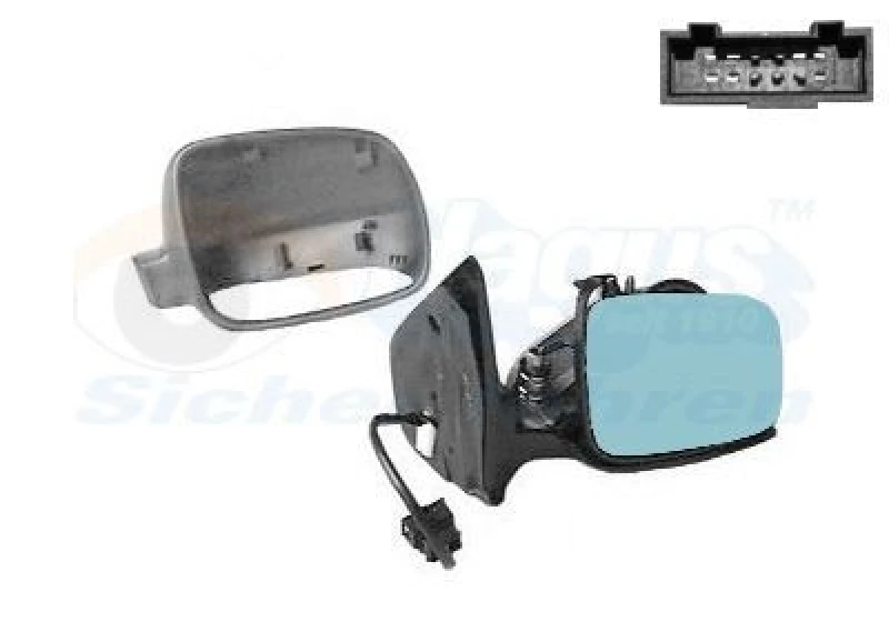 Image of VAN WEZEL Wing mirror VAN WEZEL 5888818