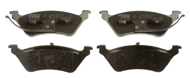 Image of TRW GDB4130 Brake pad set not prepared for wear warning indicator Brake Pad Set,disc brake (402)
