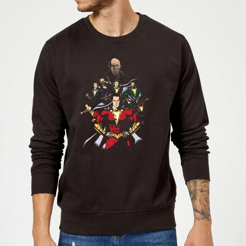 Image of Shazam Team Up Sweatshirt - Black - L