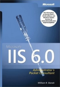Image of Microsoft Iis 6.0 by William Stanek Book