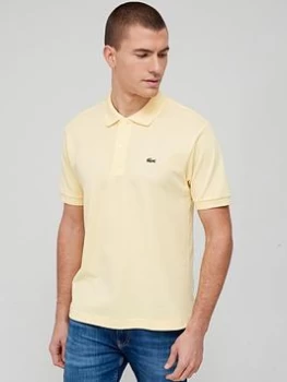 Image of Lacoste Classic Fit L.12.12 Polo Shirt - Yellow, Yellow, Size L, Men