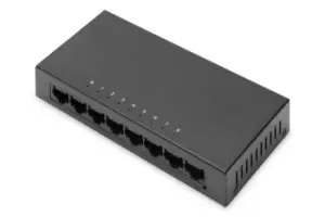 Image of Digitus 8-Port Switch, 10/100 Mbps Fast Ethernet, Unmanaged,...