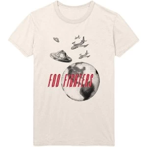 Image of Foo Fighters - UFO Planes Unisex Large T-Shirt - Neutral