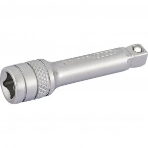 Image of Draper 1/4" Drive Satin Chrome Wobble Socket Extension Bar 1/4" 50mm