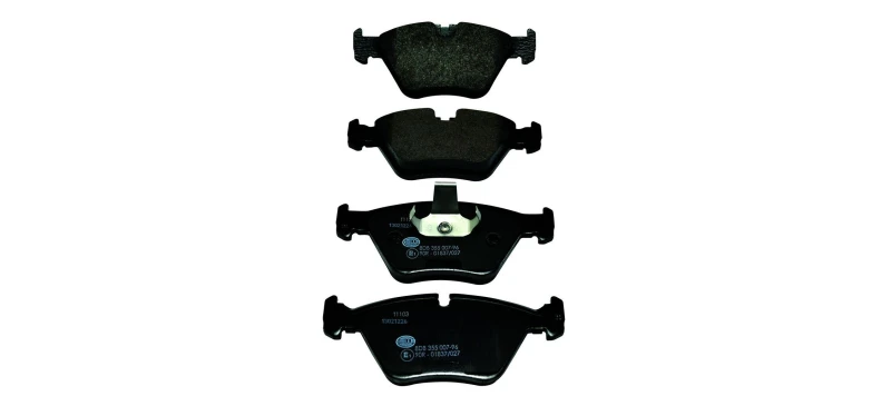 Image of HELLA Brake pad set HELLA 8DB 355 007-961