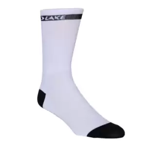 image of Lake Cycling Socks 6" Cuff White Medium