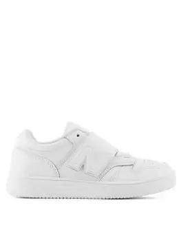 Image of New Balance Childrens 480L, White, Size 11 Younger