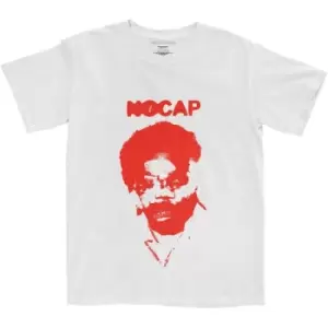 NoCap - Face Mash Unisex XX-Large T-Shirt - White