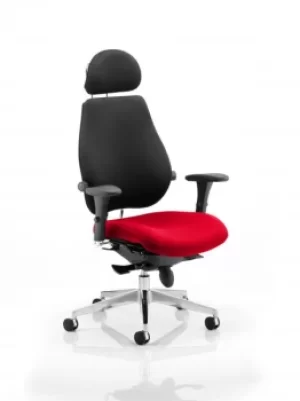 Image of Chiro Plus Ultimate With Headrest Bespoke Colour Seat Post Box Red