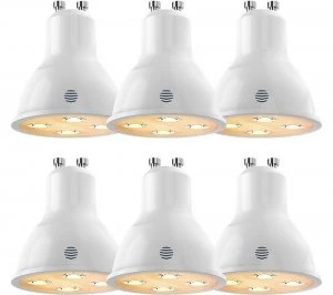 image of HIVE Active Dimmable Smart Bulb - GU10, 6 Pack - White