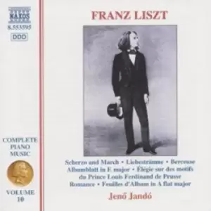 Image of Liszt Piano Music - Volume 10 by Franz Liszt CD Album