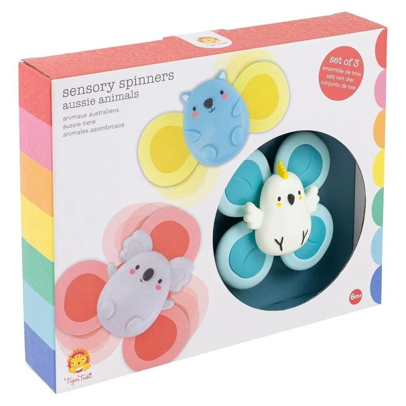 Image of Tiger Tribe Sensory Spinners - Aussie Animals Toy Multicolor Unisex