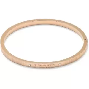 Image of Olivia Burton Linear Carnation Gold IP Bangle - Pink