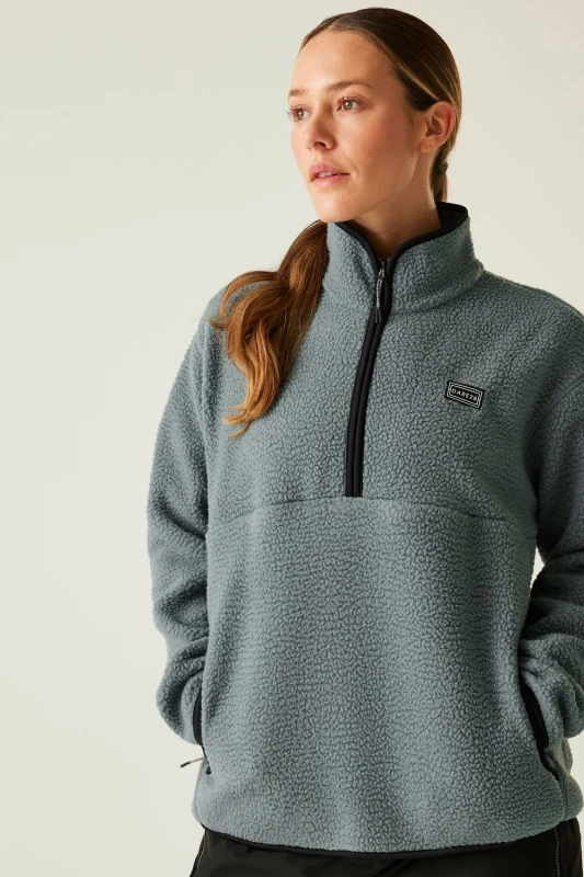 Image of Dare 2b Slide Out Fleece 1/4 Zip Fleece Tops 18 Grey 32671702510
