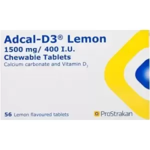 Image of Adcal-D3 Lemon flavoured 56 Chewable Tablets