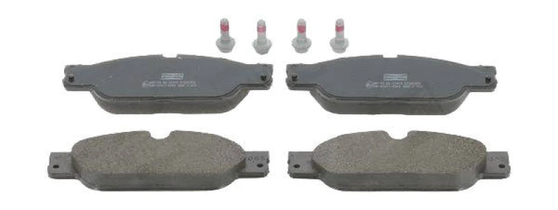 Image of CHAMPION 573023CH Brake pad set not prepared for wear warning indicator Brake Pad Set,disc brake (402)