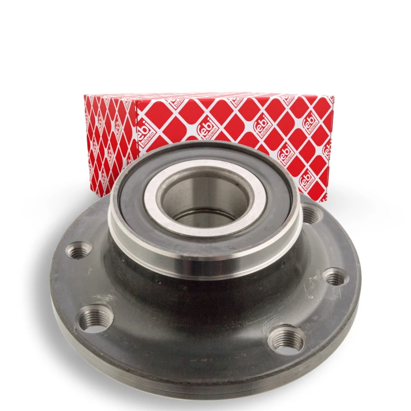 Image of FEBI BILSTEIN 12116 Wheel bearing kit Rear Axle Right, with wheel hub Wheel Bearing Kit (654)