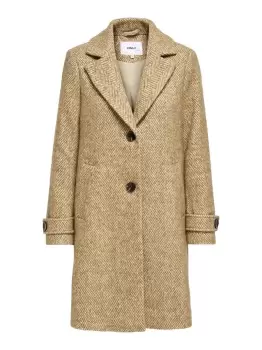Image of ONLY Wool Coat Women Beige