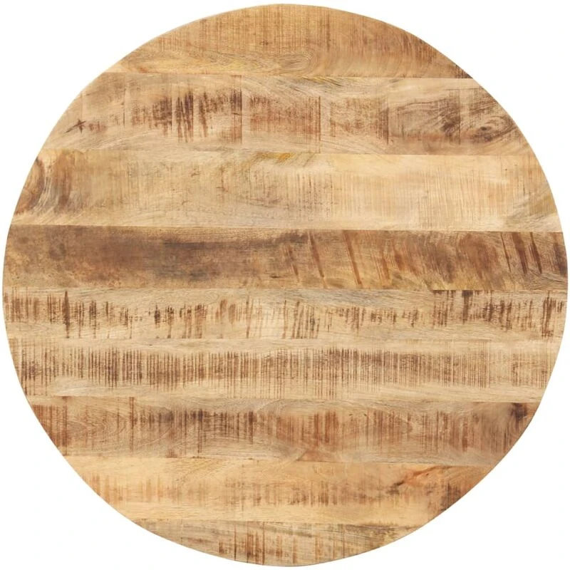 Image of VIDAXL Table Top Solid Mango Wood Round 15-16mm 50cm Vidaxl 8719883793481