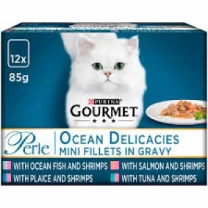 Purina Gourmet Perle Ocean Delicacies Cat Food 12 x 85g