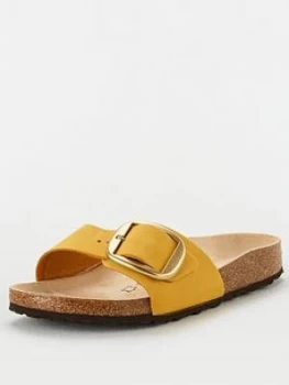 image of Birkenstock Madrid Big Buckle Flat Sandal - Ochre