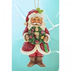 Heartwood Creek Winter Wonderland Santa Ornament