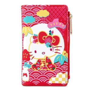 Image of Loungefly Sanrio 60th Anniversary Hello Kitty Flap Wallet