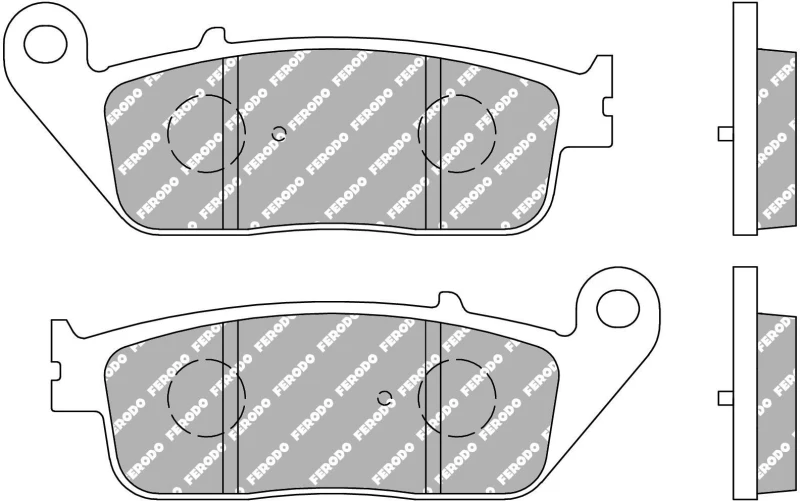 Image of Brake pad set FERODO RACING FDB2288EF