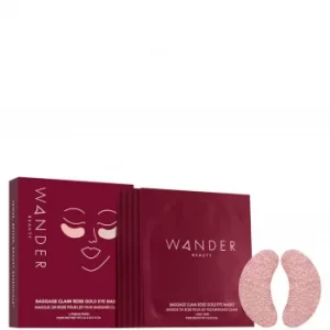 image of Wander Beauty Baggage Claim Rose Gold Set of 6 Eye Masks 0.84 oz