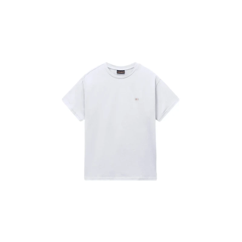 Image of Womens T-Shirt Napapijri Aurora Blanc Female 2XS