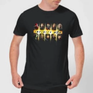 Image of Avengers Team Lineup Mens T-Shirt - Black