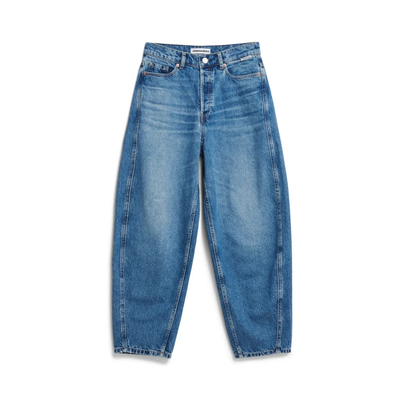 Image of ARMEDANGELS Womens jeans Armedangels Baarly Barrel Orange Female 28x32