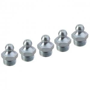 Image of Faithfull Grease Nipple Straight 1/8in BSP (Pack 5)