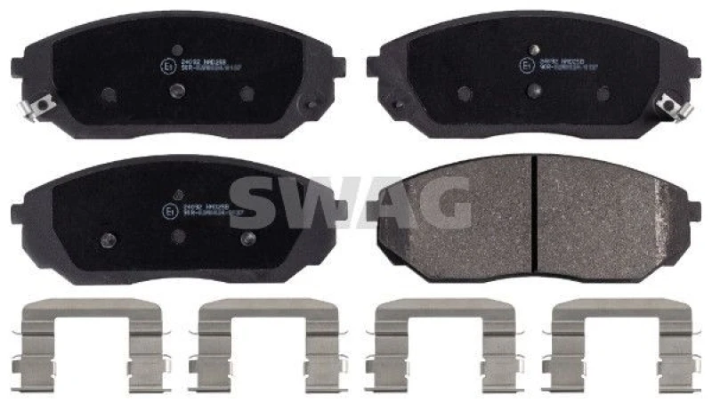 Image of Brake pad set SWAG 91 91 6471