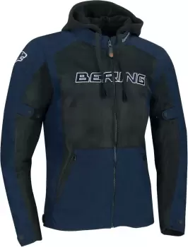 Image of Bering Spirit Motorcycle Textile Jacket, black-blue, Size L, black-blue, Size L