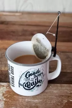 Image of Personalised Good Things Come Fishing Mug