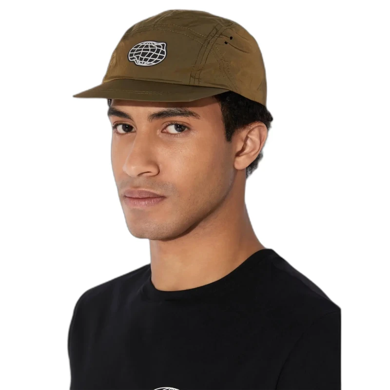 Image of Circle Sportswear 5 Panel Cap Circle Sportswear Run Planet Vert Unisex TU
