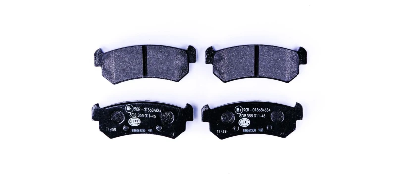 Image of HELLA Brake pad set HELLA 8DB 355 011-451