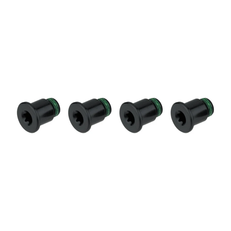Image of Sram Spare Chainring Bolt Kit 4x2 M8x475x875 Aluminum 94107 BCD Qty 4 NO SIZE BLACK