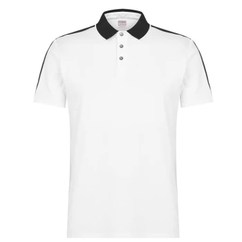 Guess Tape Polo Shirt - White