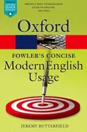 Image of fowlers concise dictionary of modern english usage